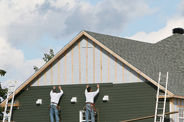 Professional Emergency Siding Repair technician working in Prosperity, WV